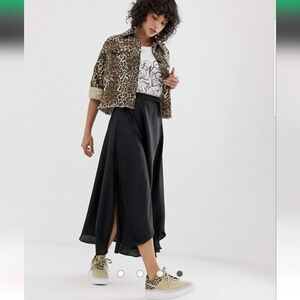 EUC Leopard print jacket/shacket (Medium)